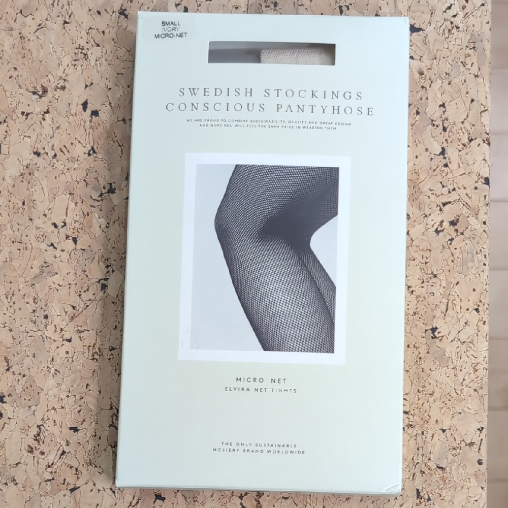 Ivory Micro Net Pantyhosesize Small